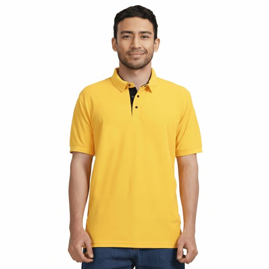 Golfer | Mens Polo | Banana Yellow