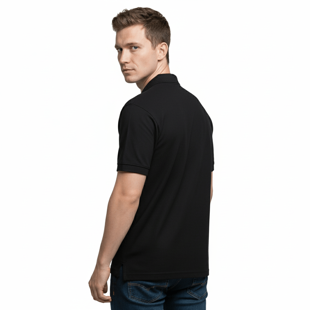 Golfer | Mens Polo | Black