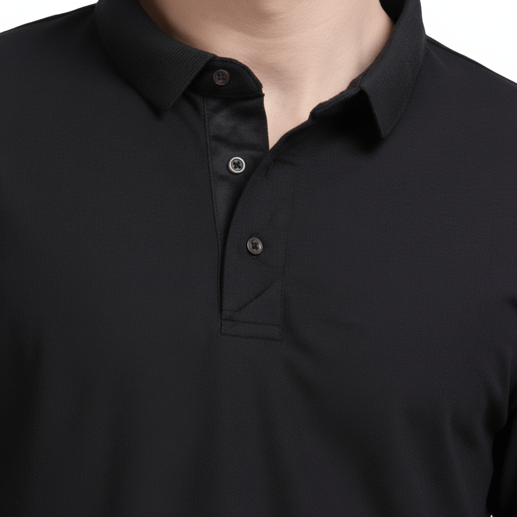 Golfer | Mens Polo | Black