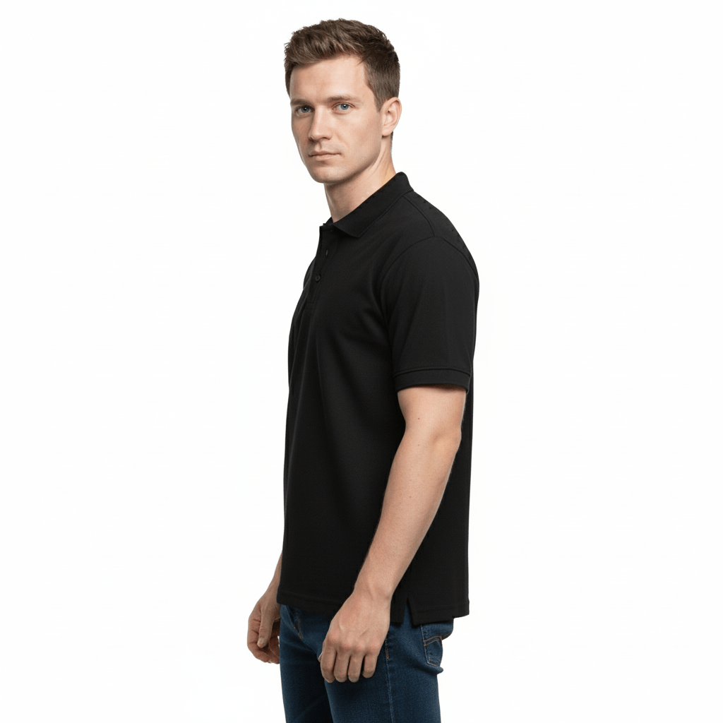 Golfer | Mens Polo | Black