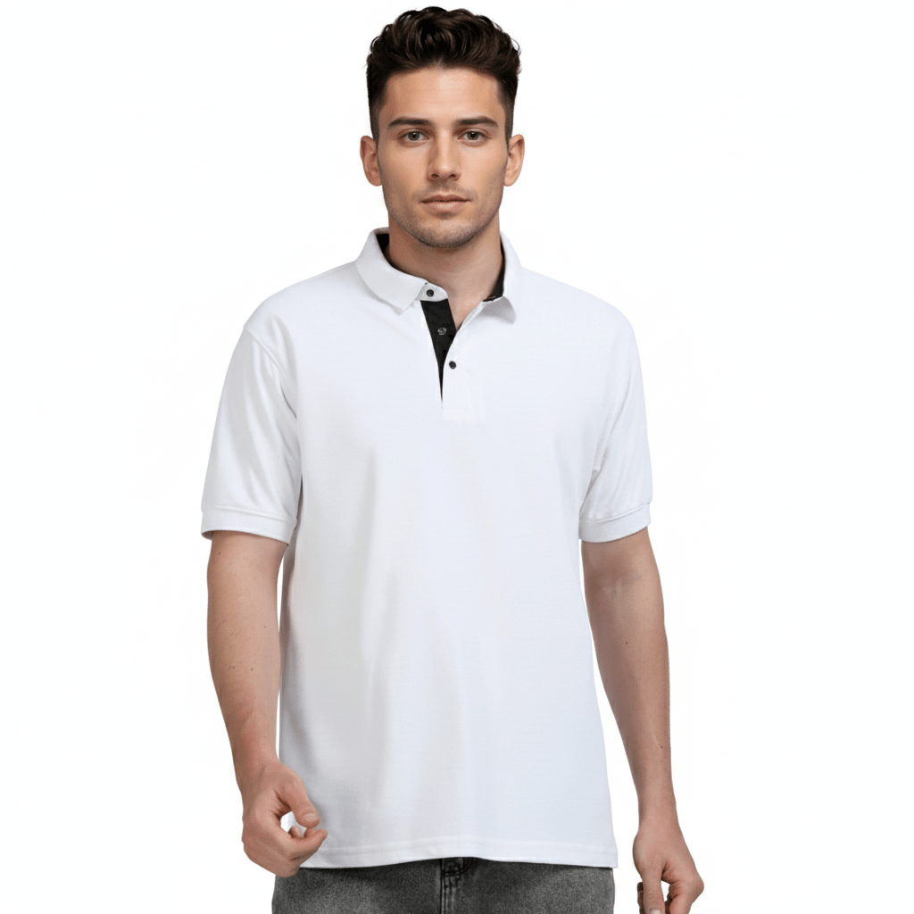 Golfer | Mens Polo | White
