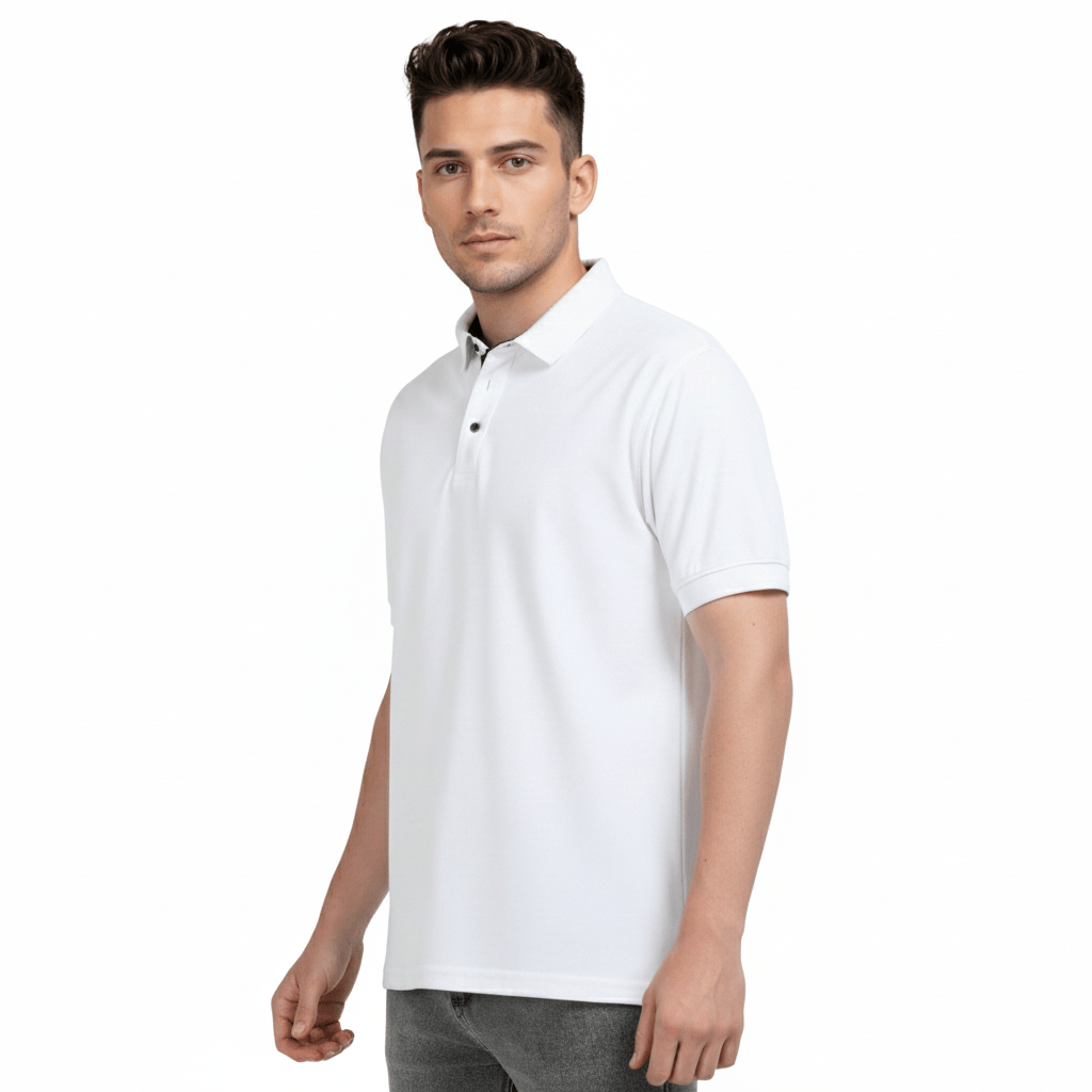 Golfer | Mens Polo | White